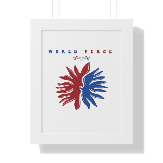 Peace Framed Vertical Poster